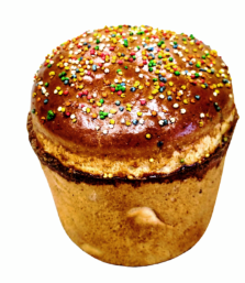 Паска з родзинками, без глазурі, без оздоблення, пакет поліпропіленовий, 1 кг